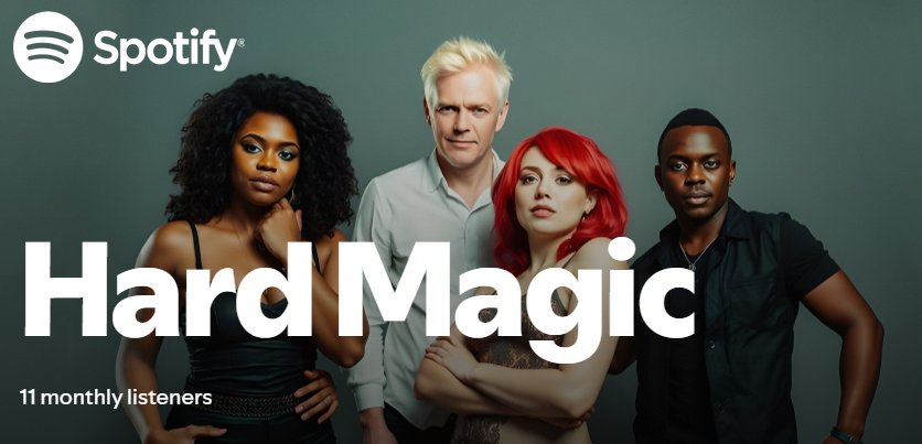 Hard Magic (Artist Portrait) Copyright 2026 Mainya Music Entertainment